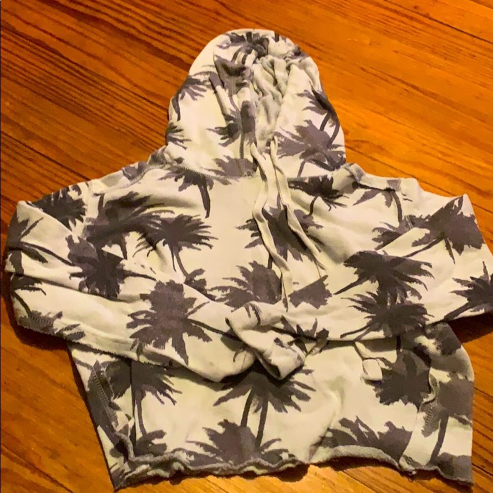 Gray palm tree jacket